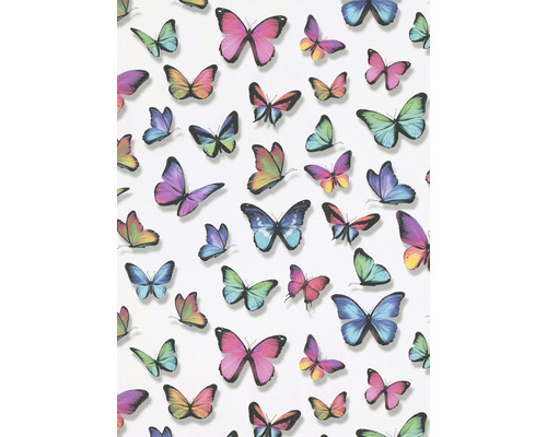 Papiertapete 30000-17 Schmetterlinge rosa