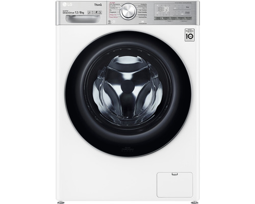 Waschtrockner LG V9WD128H2 Waschenvolumen 12 kg Trocknenvolumen 8 kg 1400 U/min 60x85x61 cm