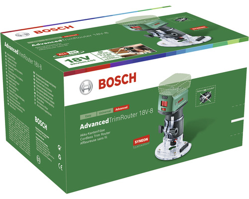 Akku-Kantenfräse Bosch AdvancedTrimRouter 18V-8, ohne Akku und Ladegerät