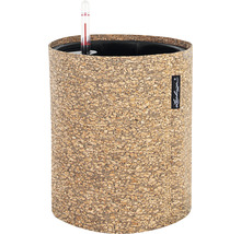 Blumentopf aus Kork mit Wasserstandsanzeige