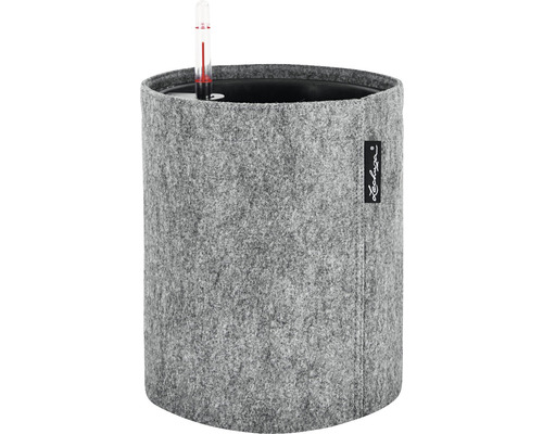 Pflanztasche Lechuza Trendcover Filz Ø 23 cm H 26,5 cm dunkelgrau Lechuza Pflanzgefäß mit Feuchtigkeitssensor