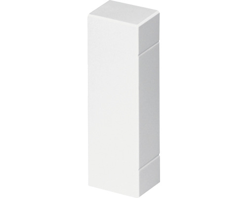 Endkappe BKK 110x50 mm weiß 1 Stk. Rechteckiger, länglicher, weißer Bewegungsmelder