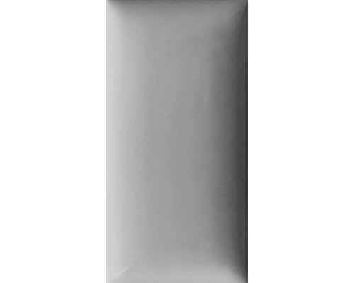 Steingut Wandfliese Bold 7,5x15,0 cm grau glänzend