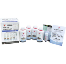 Canadian Spa Company Hot Tub Starter Kit mit pH-Erhöher, Chlorgranulat, Schaumverhüter, pH-Senker, Teststreifen und Spa-Chemieführer