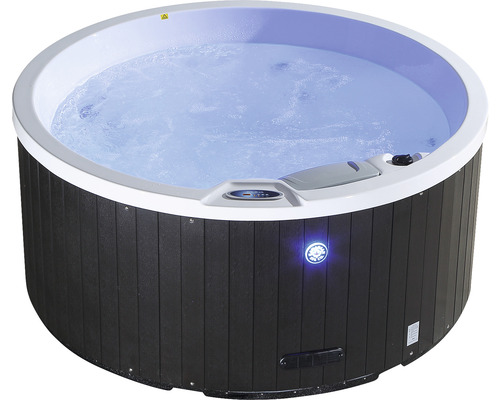 Runder Whirlpool gefüllt mit Wasser