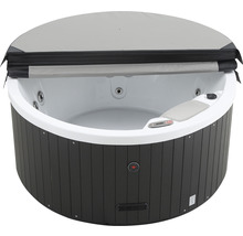 Runder Whirlpool mit Abdeckung