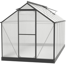 Gewächshaus mit Polycarbonatplatten und Aluminiumrahmen