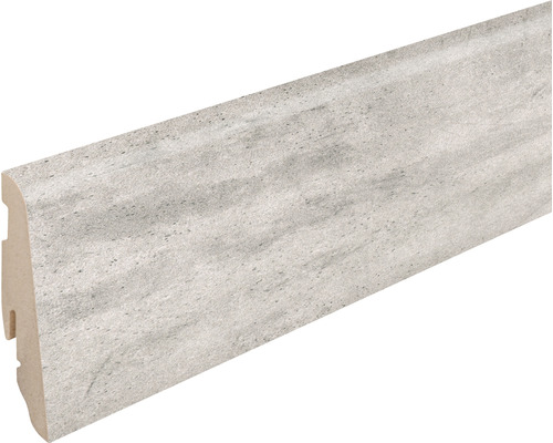Sockelleiste FU060L Beton 4V FOFA03Y foliert 2400 x 58 x 19 mm Fußleiste aus Kunststoff