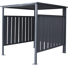 Fahrradunterstand, Kaminholzunterstand WESTMANN 170 x 196 cm anthrazit