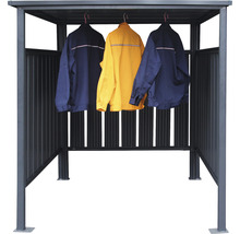 Fahrradunterstand, Kaminholzunterstand WESTMANN 170 x 196 cm anthrazit
