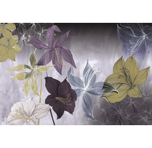 Blumentapete mit floralem Muster