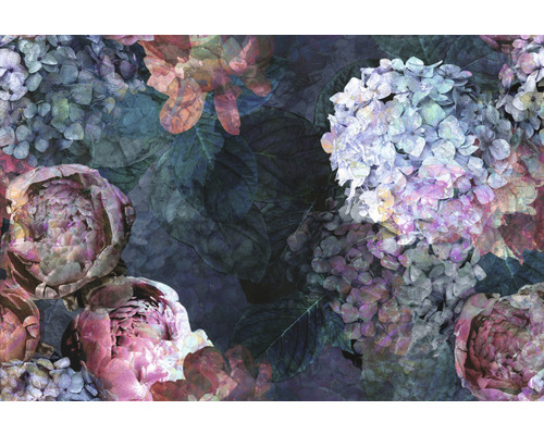 Fototapete Vlies 2241-20 Elle Decoration 2 Floral rosa 8-tlg. 400 x 270 cm