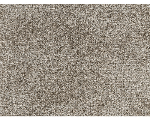 Teppichboden Velours Saimaa graubeige FB42 400 cm breit (Meterware)