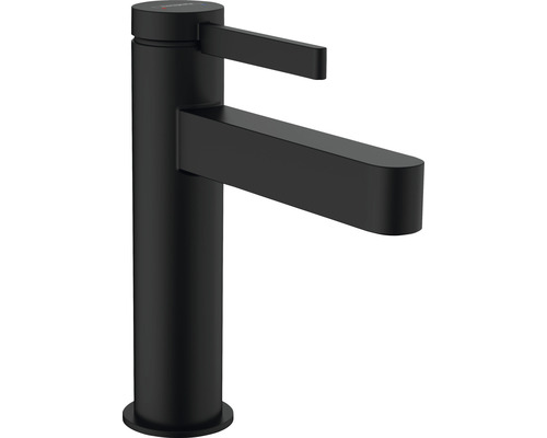 Waschtischarmatur hansgrohe Finoris 110 mit Zugstangen-Ablaufgarnitur 76020670 schwarz