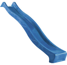 Blaue Rutsche für den Garten