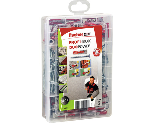Fischer Profi-Box Duo Power mit Dübeln und Schrauben