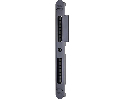 Schließblech dormakaba 4-fach verstellbar für Innentüren links, 210x20(30)x16 mm, schwarz-matt Schließblech dormakaba 4-fach verstellbar für Innentüren links, 210x20(30)x16 mm, schwarz-matt
