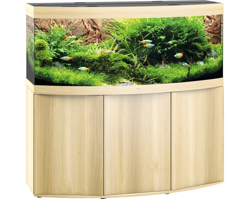 Aquariumkombination JUWEL Vision 450 inkl. Beleuchtung, Filter, Heizer, Unterschrank 150 x 61 x 144 cm helles holz