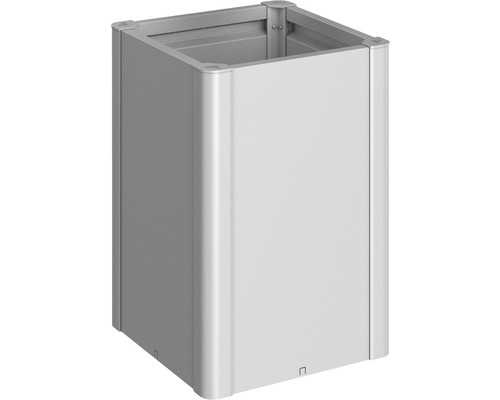 Hochbeet klassisch Biohort Pflanzbeet Belvedere Maxi Gr. 50 53 x 53 x 77 cm silber Waschtischunterschrank ohne Waschbecken