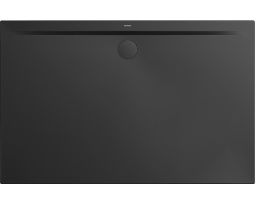 Extraflache Rechteck-Duschwanne Kaldewei Superplan Zero 80x75x3,2 cm schwarz matt Rechteckige Duschwanne aus Mineralguss