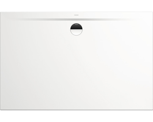 Extraflache Rechteck-Duschwanne Kaldewei Superplan Zero 100x80x3,2 cm weiß glänzend Weiße Duschwanne mit Ablauf