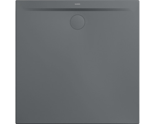 Extraflache Duschwanne Kaldewei Superplan Zero 100x100x3,2 cm grau warm glänzend Kaldewei Duschwanne aus Stahl-Emaille