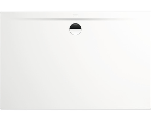 Extraflache Rechteck-Duschwanne Kaldewei Superplan Zero 110x80x3,2 cm weiß glänzend Rechteckige Duschwanne aus Acryl mit Ablaufgarnitur