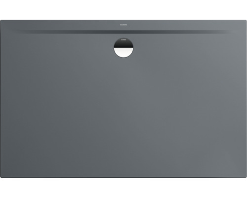 Extraflache Rechteck-Duschwanne Kaldewei Superplan Zero 110x100x3,2 cm grau warm glänzend mit Antirutschbeschichtung Extraflache Rechteck-Duschwanne Kaldewei Superplan Zero 110x100x3,2 cm grau warm glänzend mit Antirutschbeschichtung
