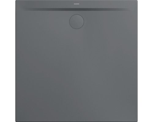 Extraflache Duschwanne Kaldewei Superplan Zero 110x110x3,2 cm grau warm glänzend mit Antirutschbeschichtung Extraflache Duschwanne Kaldewei Superplan Zero 110x110x3,2 cm grau warm glänzend mit Antirutschbeschichtung