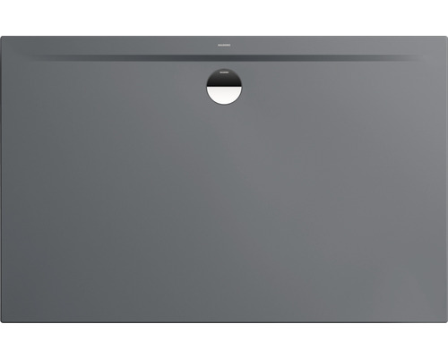 Extraflache Rechteck-Duschwanne Kaldewei Superplan Zero 120x75x3,2 cm grau warm glänzend Rechteckige Duschwanne aus Steinzeug