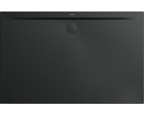Extraflache Rechteck-Duschwanne Kaldewei Superplan Zero 120x80x3,2 cm schwarz matt Schwarze Duschwanne