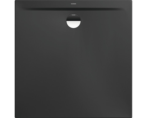Extraflache Duschwanne Kaldewei Superplan Zero 120x120x3,2 cm grau cool glänzend Quadratische Duschwanne mit Ablauf der Marke Kaldewei