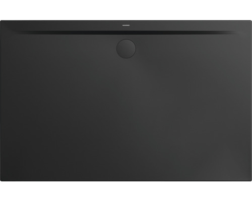 Extraflache Rechteck-Duschwanne Kaldewei Superplan Zero 140x90x3,2 cm schwarz matt Rechteckige Duschwanne