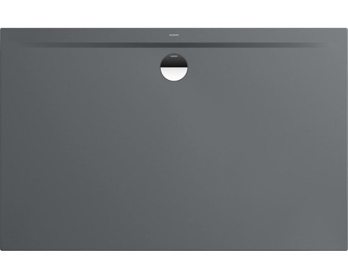 Extraflache Rechteck-Duschwanne Kaldewei Superplan Zero 150x80x3,2 cm grau warm glänzend