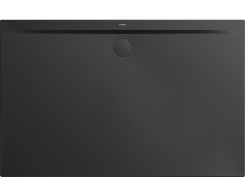 Extraflache Rechteck-Duschwanne Kaldewei Superplan Zero 150x90x3,2 cm schwarz matt Rechteckige Duschwanne mit Ablauf