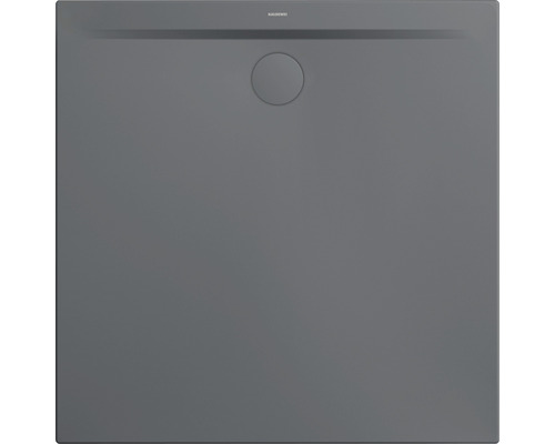 Extraflache Duschwanne Kaldewei Superplan Zero 150x150x3,2 cm grau warm glänzend mit Antirutschbeschichtung Extraflache Duschwanne Kaldewei Superplan Zero 150x150x3,2 cm grau warm glänzend mit Antirutschbeschichtung
