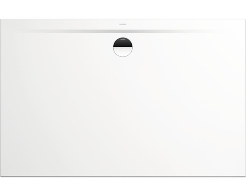 Extraflache Rechteck-Duschwanne Kaldewei Superplan Zero 160x75x3,2 cm weiß glänzend Quadratische Duschwanne mit Ablauf