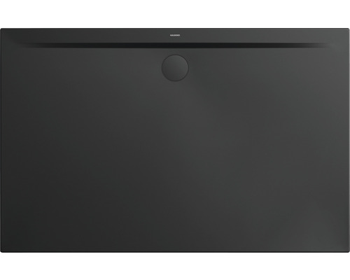 Extraflache Rechteck-Duschwanne Kaldewei Superplan Zero 170x75x3,2 cm schwarz matt Rechteckige Duschwanne mit Ablauf