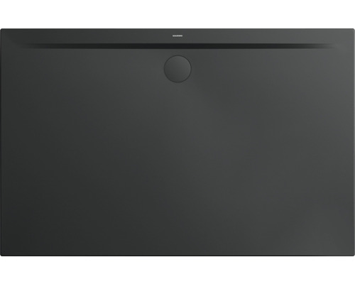 Extraflache Rechteck-Duschwanne Kaldewei Superplan Zero 170x90x3,2 cm grau cool glänzend Kaldewei Duschfläche aus Stahl-Emaille mit Ablauf