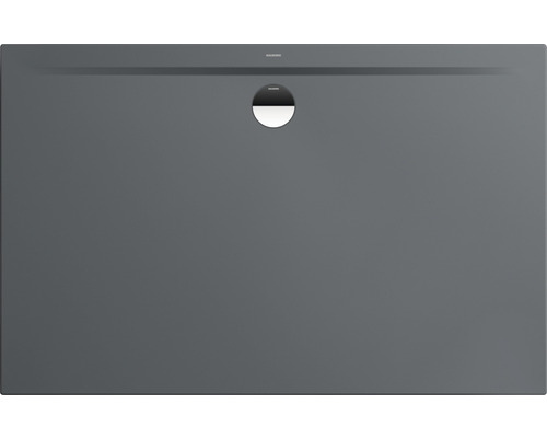 Extraflache Rechteck-Duschwanne Kaldewei Superplan Zero 180x80x3,2 cm grau warm glänzend Duschwanne aus Mineralguss