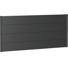 Sichtschutzzaun aus Aluminium