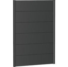 Gartenzaun Element aus Aluminium