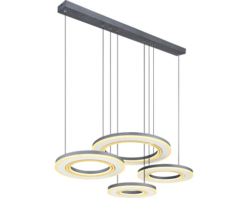Hängelampe mit vier Ringen