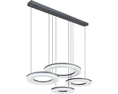 Hängelampe mit kreisförmigen Lampenschirmen