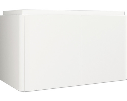 Weißer Waschtischunterschrank mit zwei Türen