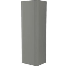 Grauer Badezimmer Hochschrank mit abgerundeten Kanten