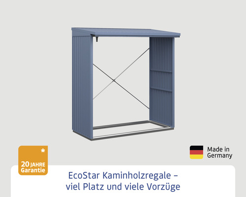 EcoStar Kaminholzregal aus Metall