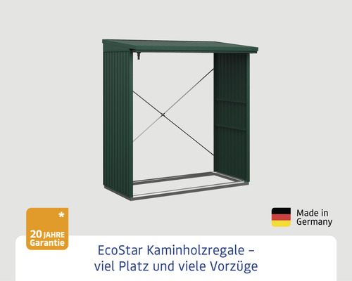 EcoStar Kaminholzregal aus Metall