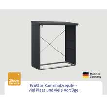 EcoStar Kaminholzregal aus Metall