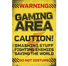 Gaming-Bereich Warnschild mit der Aufschrift ''Bitte nicht stören''